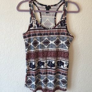 💙New Elephant Print Tank💙